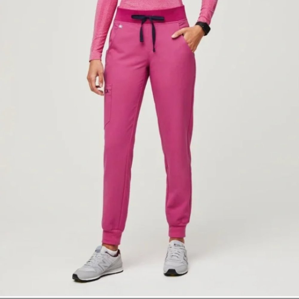 LIMITED EDITION | Figs Electric Orchid Zamora Jogger Scrub Pants, High Waisted